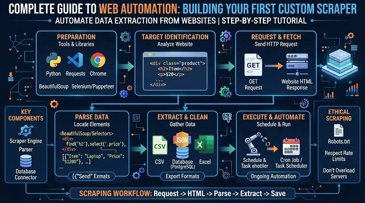 Complete Guide to Web Automation Building Your First Custom Scraper